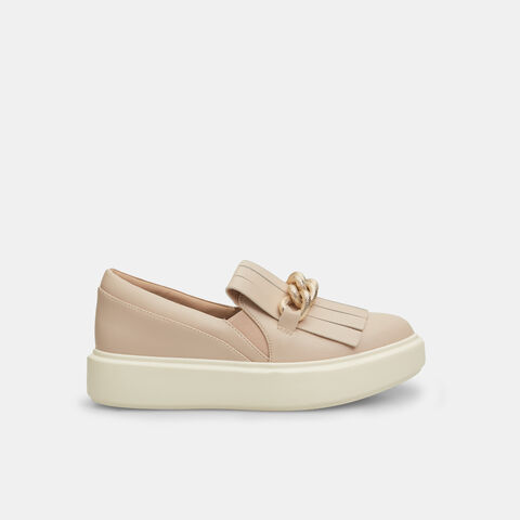 Sneakers slip on de mujer con flecos y estribo con brillo , Rosa Sneakers slip on de mujer con flecos y estribo con brillo , Rosa